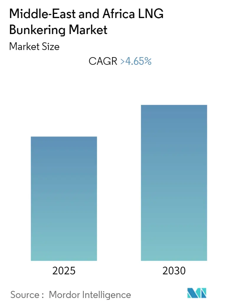 Middle-East and Africa LNG Bunkering Market Size Middle-East and Africa LNG Bunkering Market: Market Summary