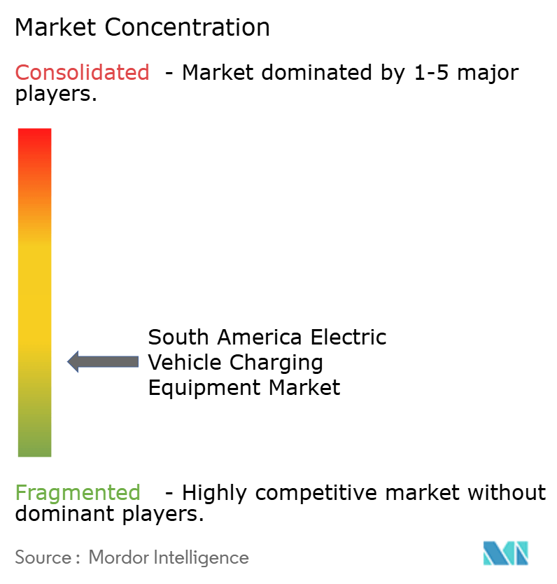 South America Electric Vehicle Charging Equipment Market Concentration South America Electric Vehicle Charging Equipment Market Concentration