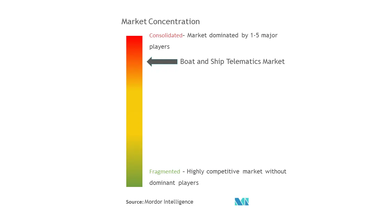 Boat and Ship Telematics Market Concentration Boat And Ship Telematics Market