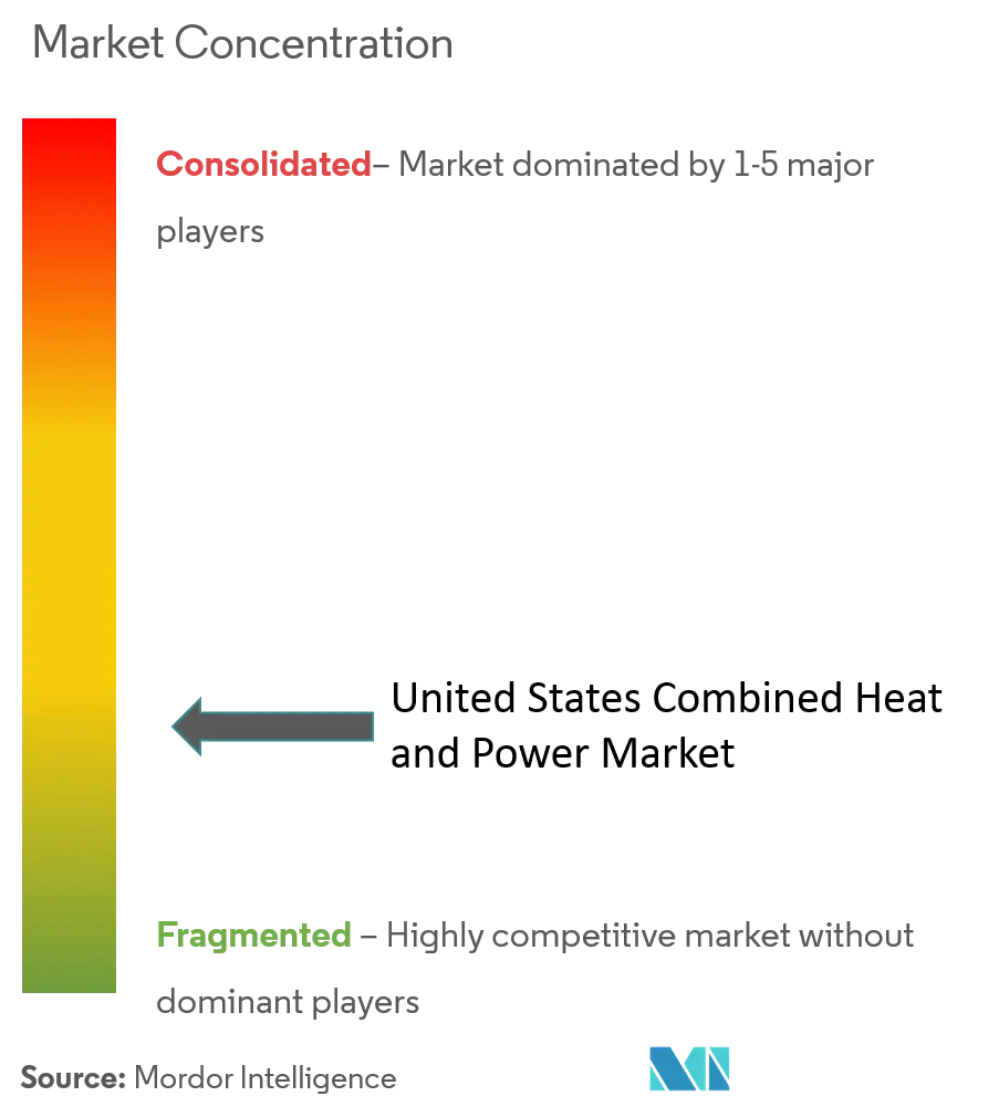 US Combined Heat and Power (CHP) Market Concentration United States Combined Heat and Power Market Concentration